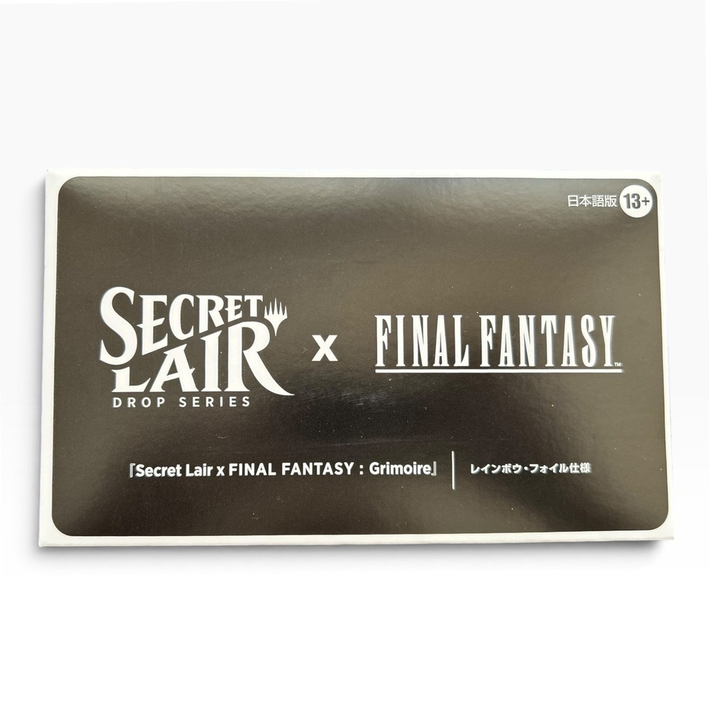 Magic The Gathering Secret Lair x Final Fantasy Grimoire Japanese Foil NEW